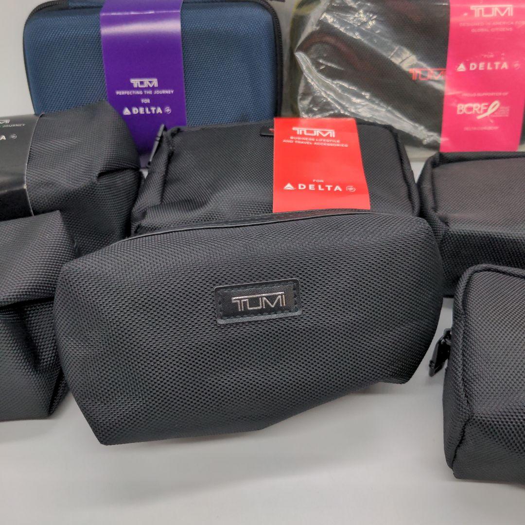 非売品 未使用 中身あり tumi トラベル ポーチ アメニティ 8点セット