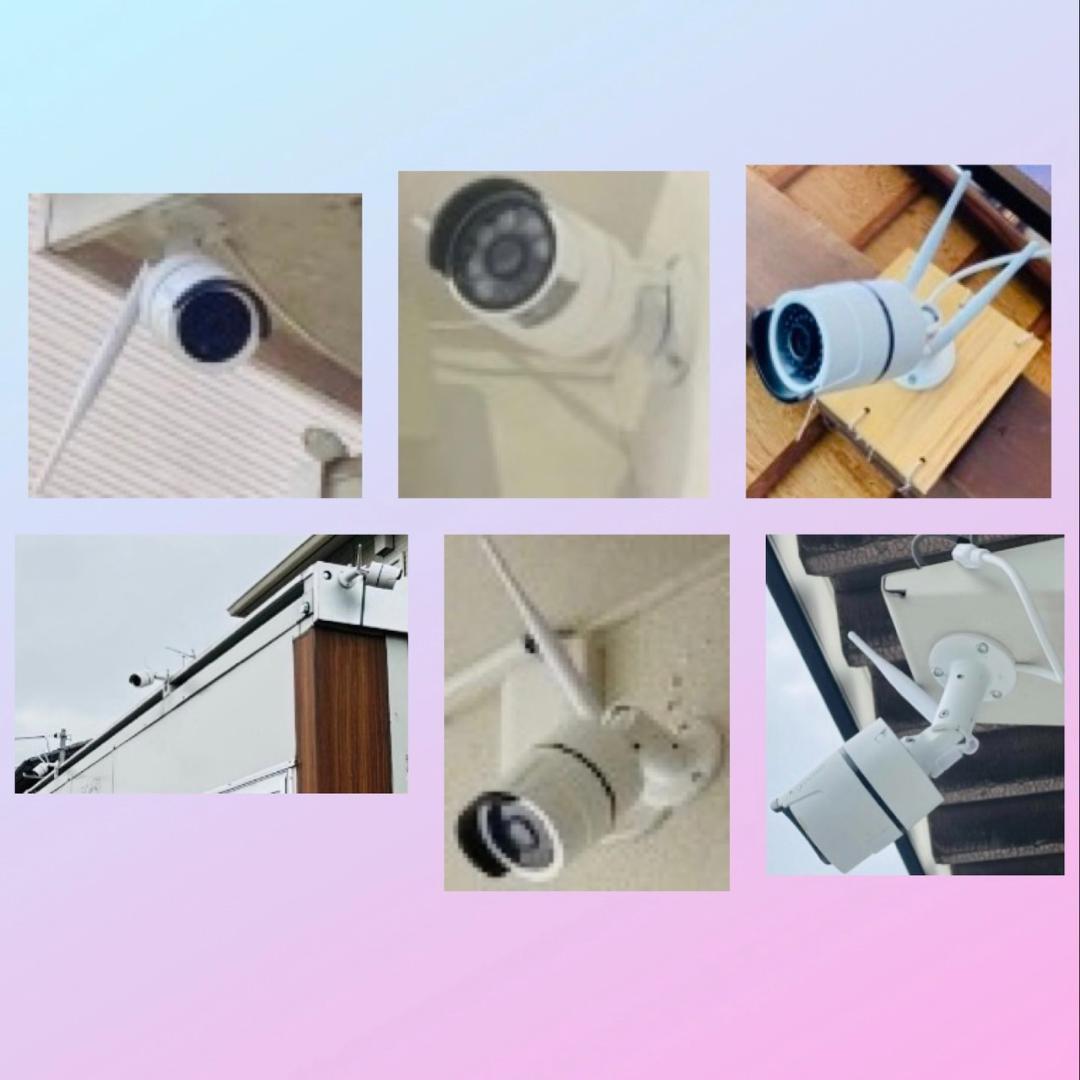 ❤ワイヤレス8台セット❣2K/300万高画素で防犯に効果的♪❤防犯カメラ