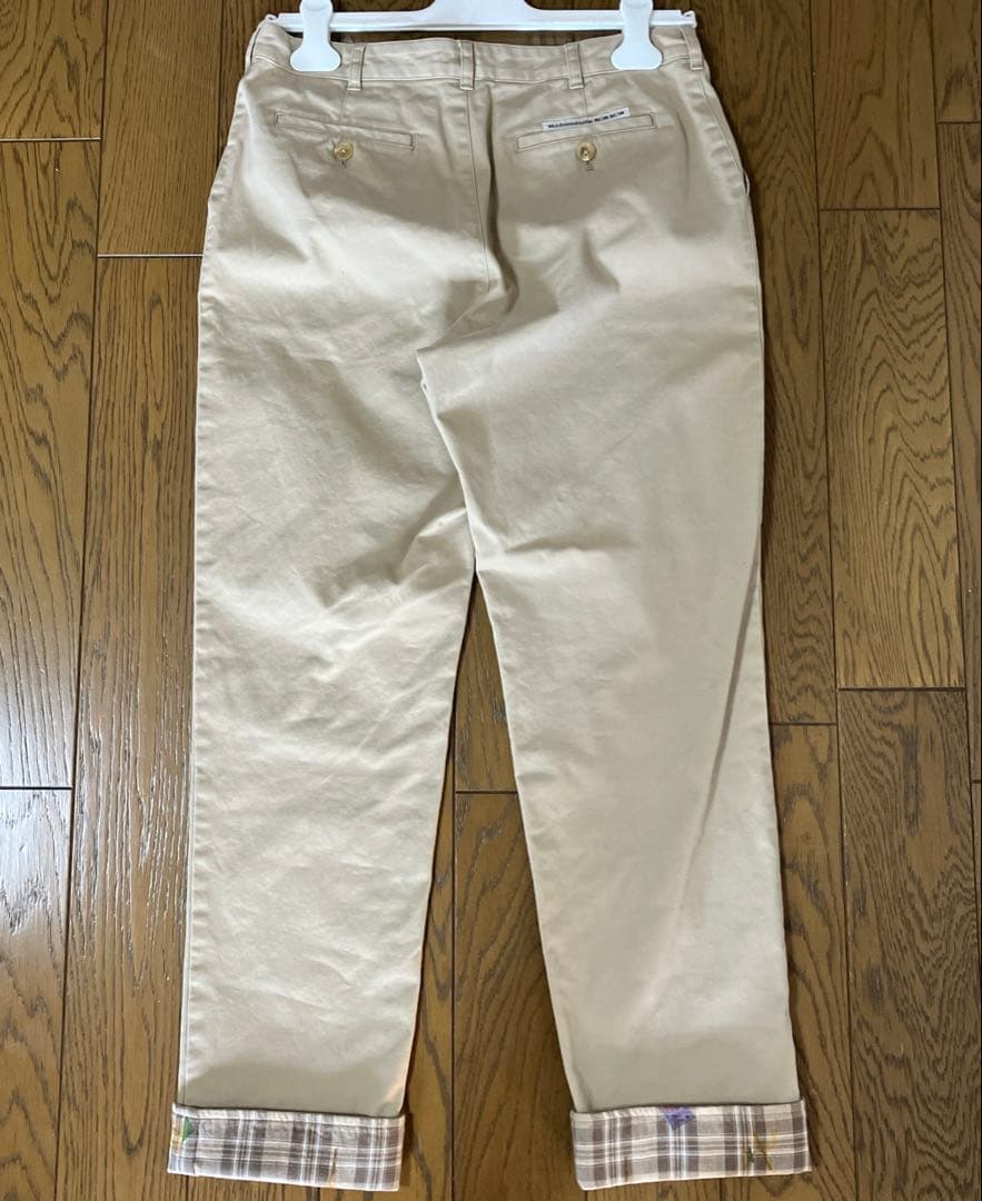 マドモアゼルノンノン チノパンツ ベージュ系色 サイズL新品