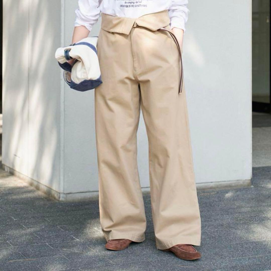 2025✨Higuchi*S2WAYハイウエストパンツ 38 今期