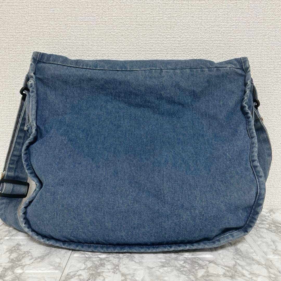 ✨早い者勝ち✨ハンティングワールド メッセンジャーバッグ デニム デカロゴ