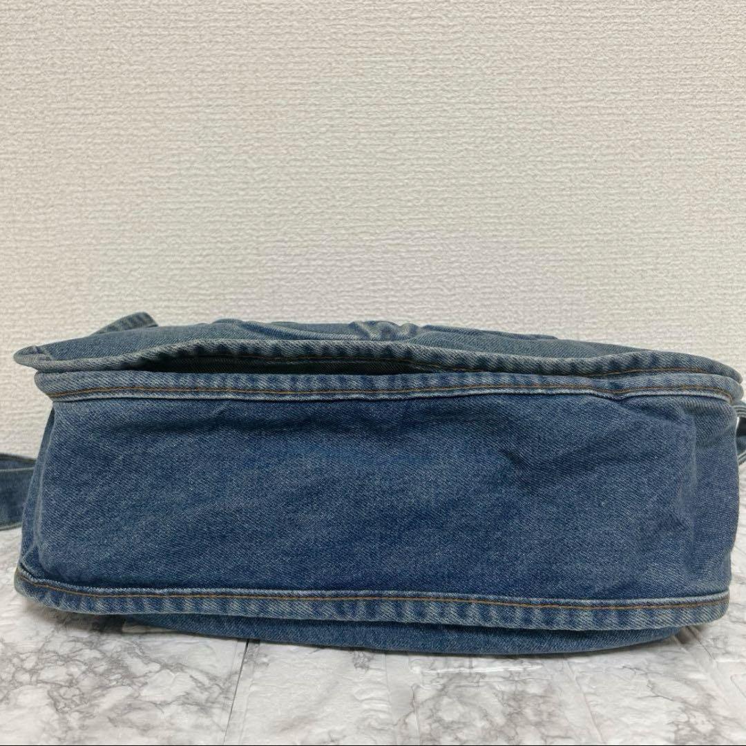 ✨早い者勝ち✨ハンティングワールド メッセンジャーバッグ デニム デカロゴ