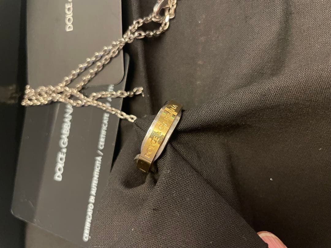 美品‼️DOLCE & GABBANA リング型ネックレス