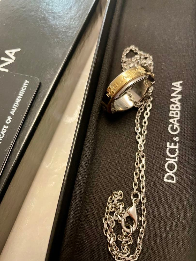 美品‼️DOLCE & GABBANA リング型ネックレス