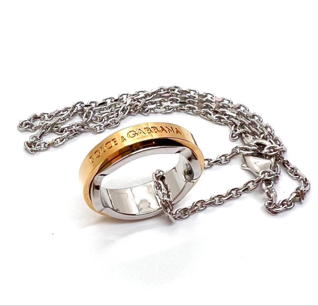 美品‼️DOLCE & GABBANA リング型ネックレス