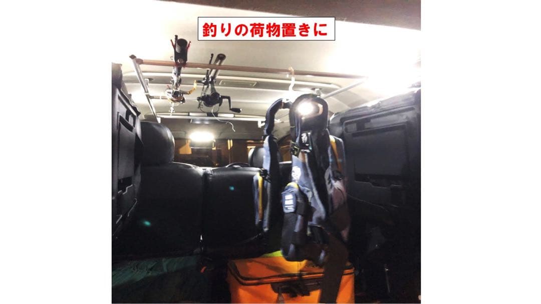 デリカ D5 車内ルーフキャリアTYPE1ブラックロッド6 キャップ