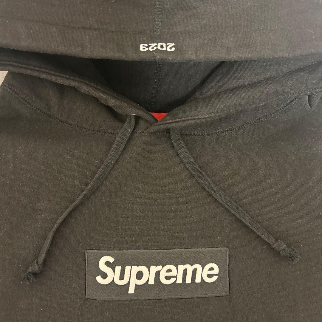 トップス Supreme Box Logo Hooded 23FW black
