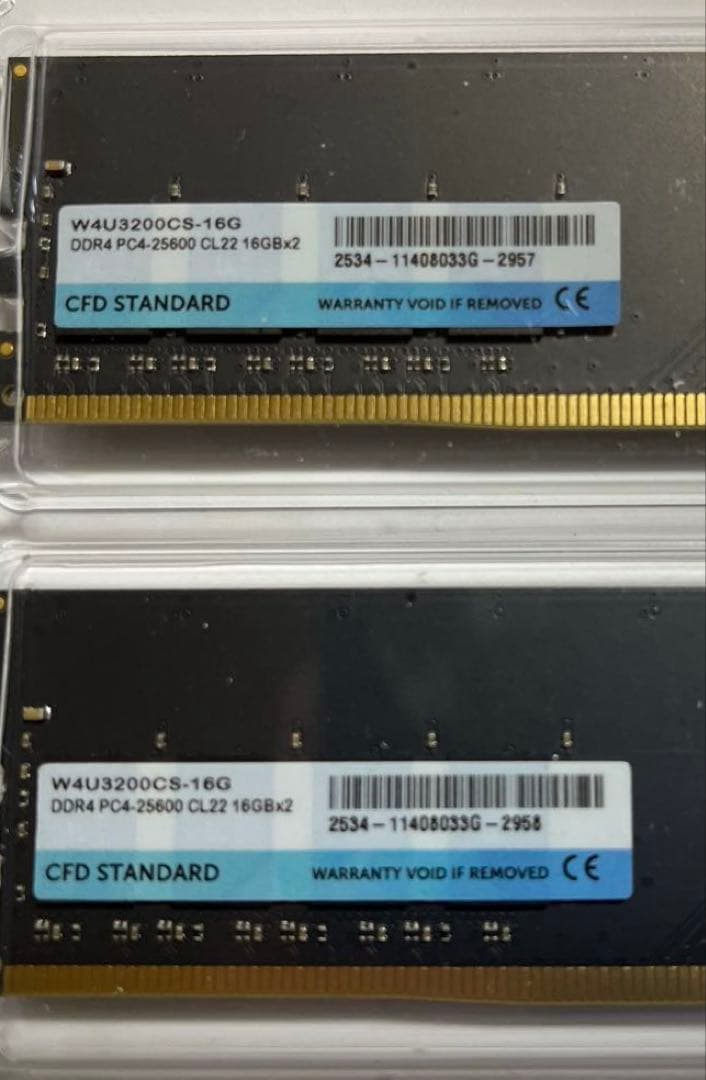 W4U3200CS-16G　DDR4 16GB×2枚セット