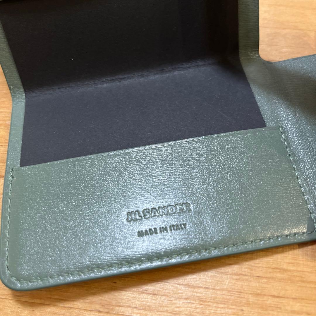 新品　ジルサンダー　カード入れ　Jil Sander 直営店購入　名刺入れ