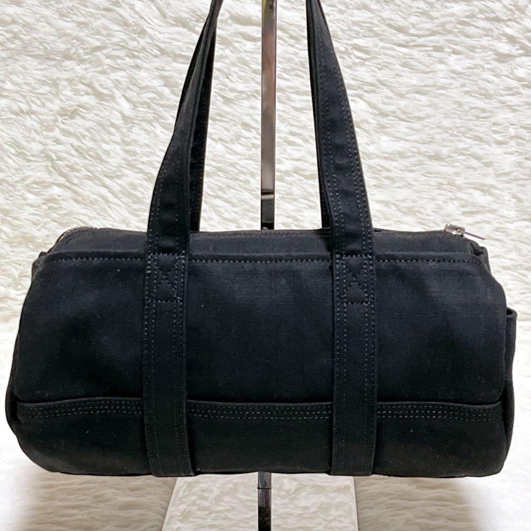 【極美品】ポーター タンゴブラック ボストンバッグ ドラムバッグ 黒 吉田カバン