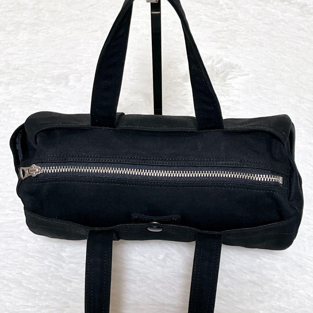 【極美品】ポーター タンゴブラック ボストンバッグ ドラムバッグ 黒 吉田カバン