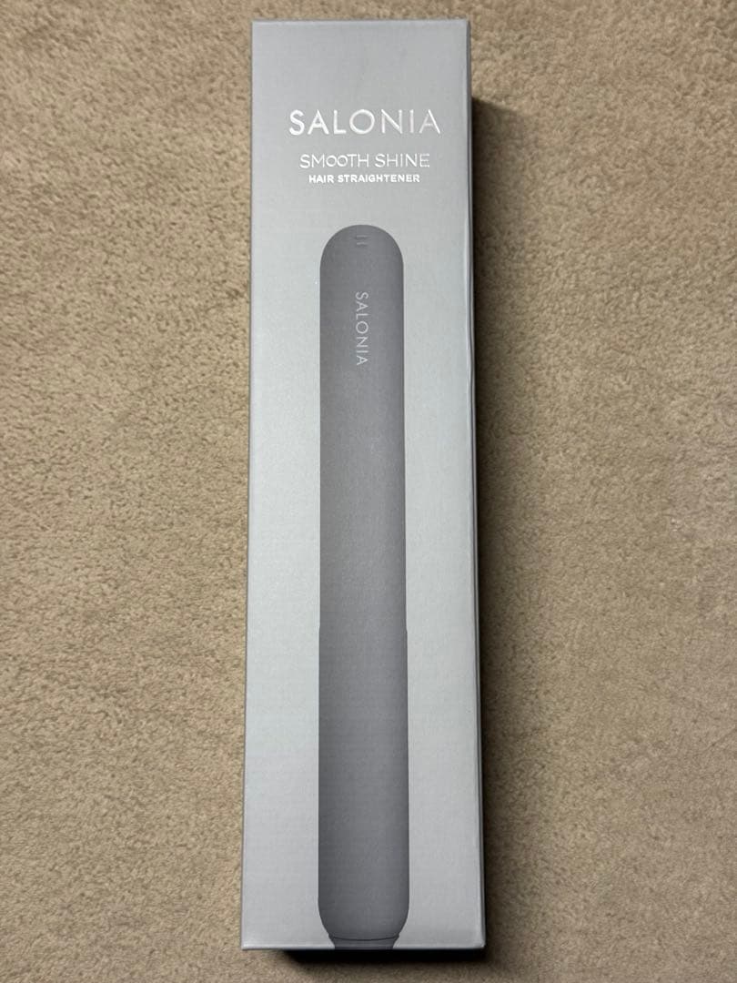 SALONIA Smooth Shine ストレートヘアアイロン グレー