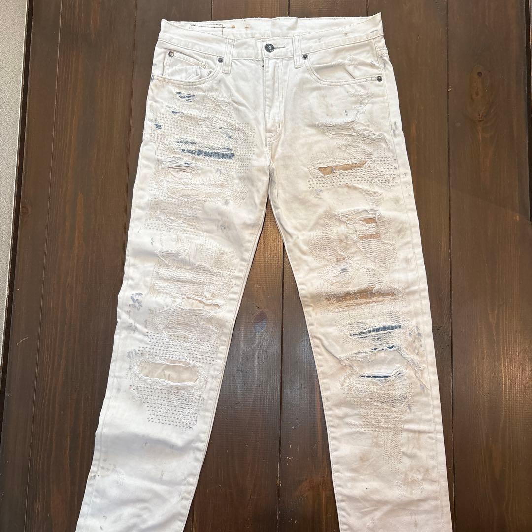 希少 生産中止 DENIM & SUPPLY ラルフローレン クラッシュデニム