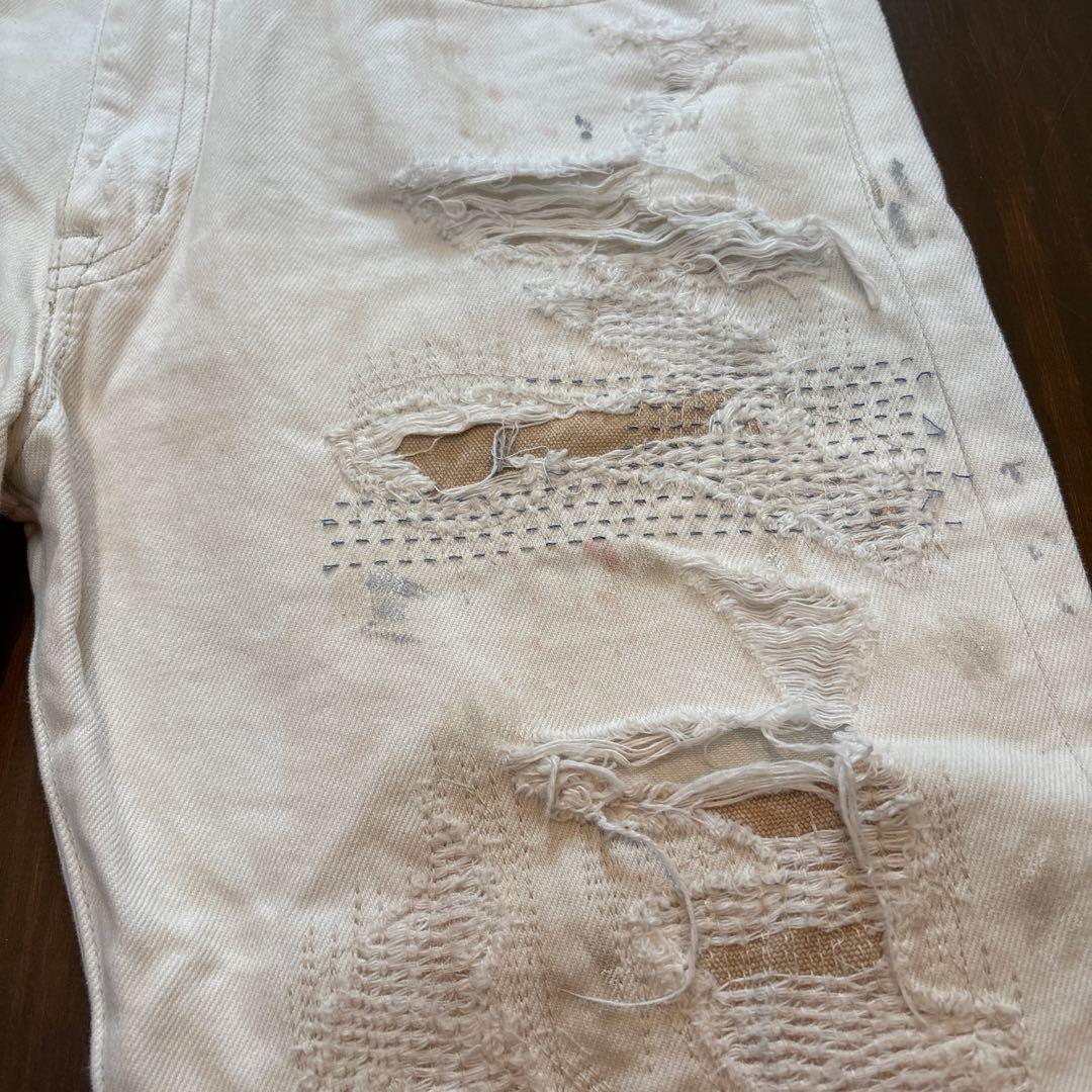 希少 生産中止 DENIM & SUPPLY ラルフローレン クラッシュデニム