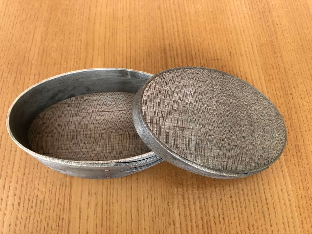 IFUJI OVAL BOX type-R #1 GREY▶︎草木染