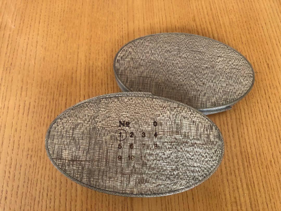 IFUJI OVAL BOX type-R #1 GREY▶︎草木染