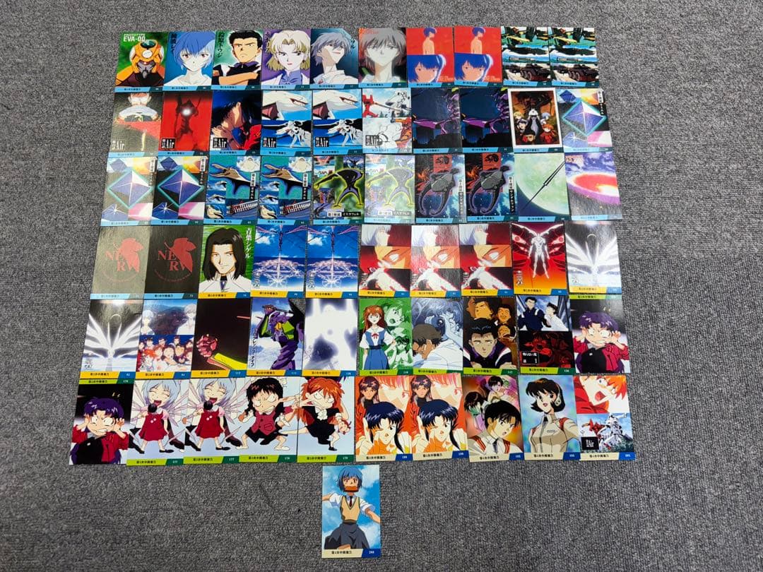 エヴァンゲリオン　カードダスマスターズ　カルビー　初版　まとめ売り　135枚