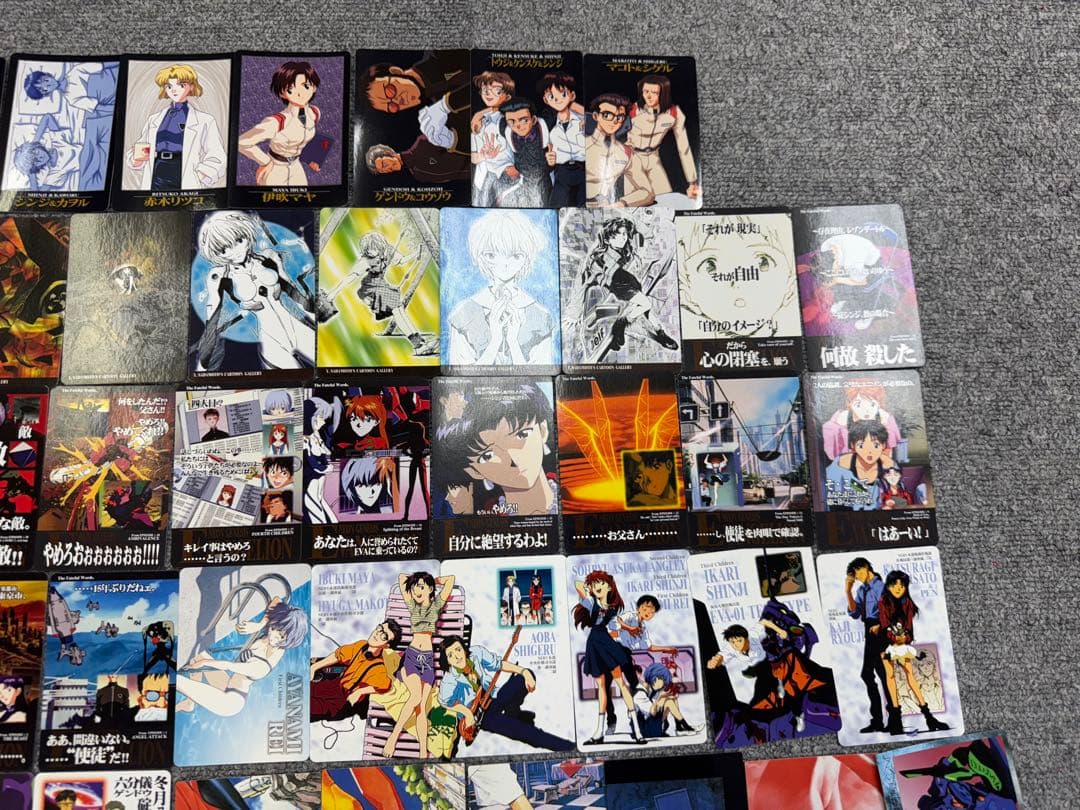 エヴァンゲリオン　カードダスマスターズ　カルビー　初版　まとめ売り　135枚