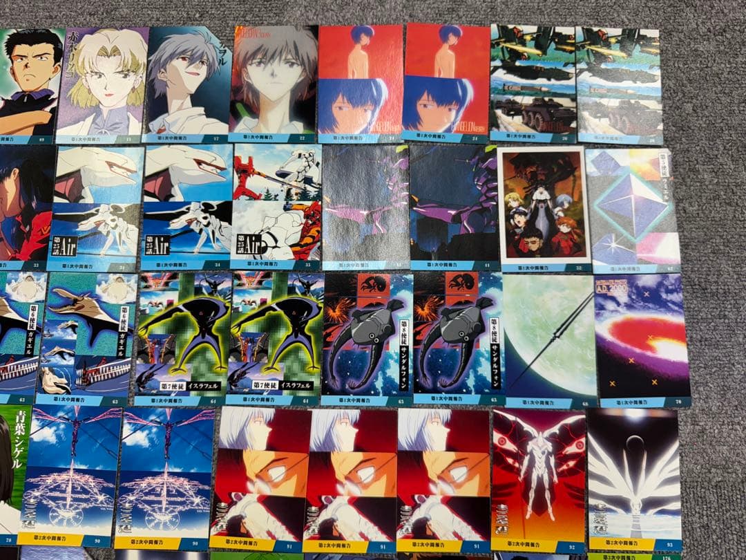 エヴァンゲリオン　カードダスマスターズ　カルビー　初版　まとめ売り　135枚