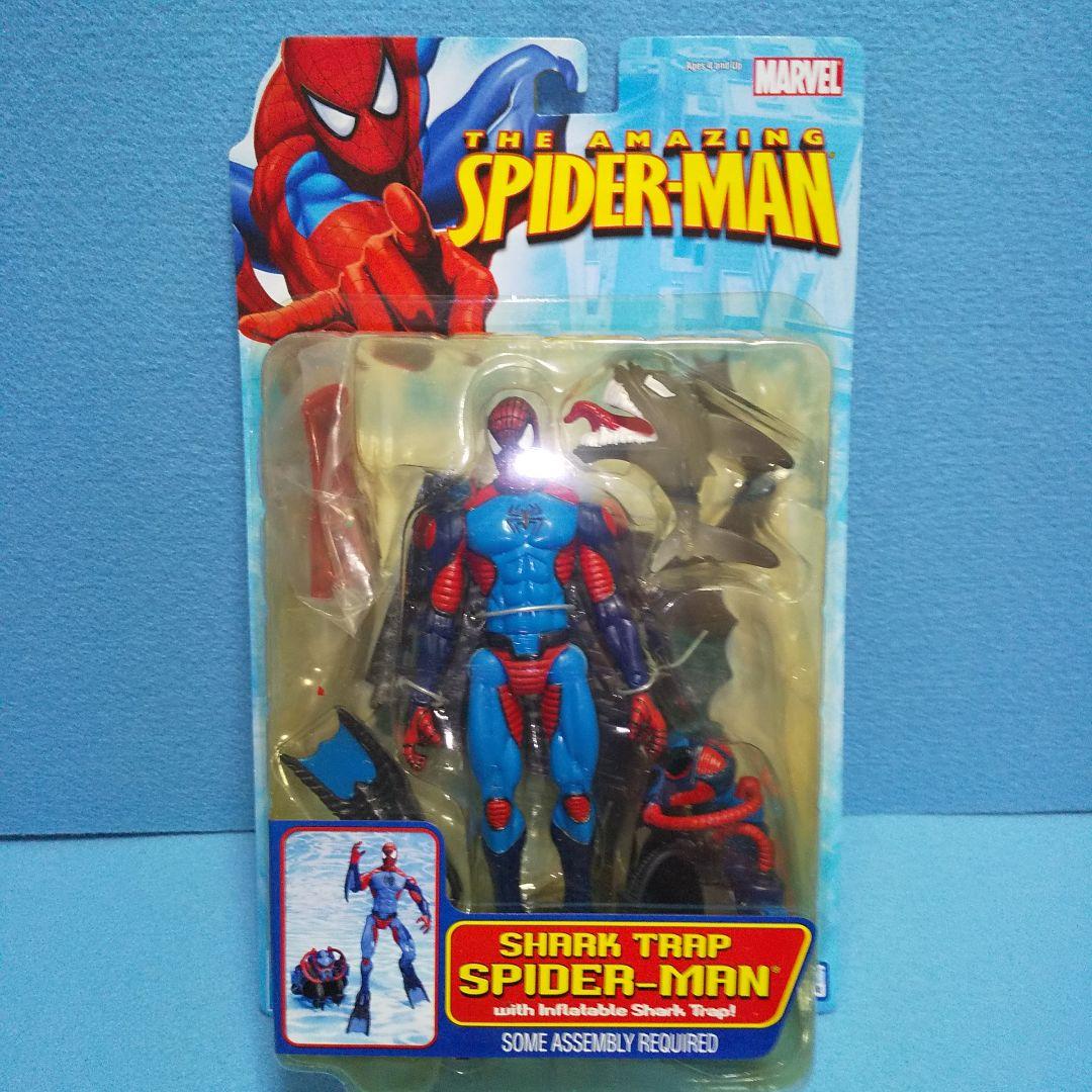未開封☆スパイダーマン・バトルアクション＆シャークトラップ/SPIDER-MAN