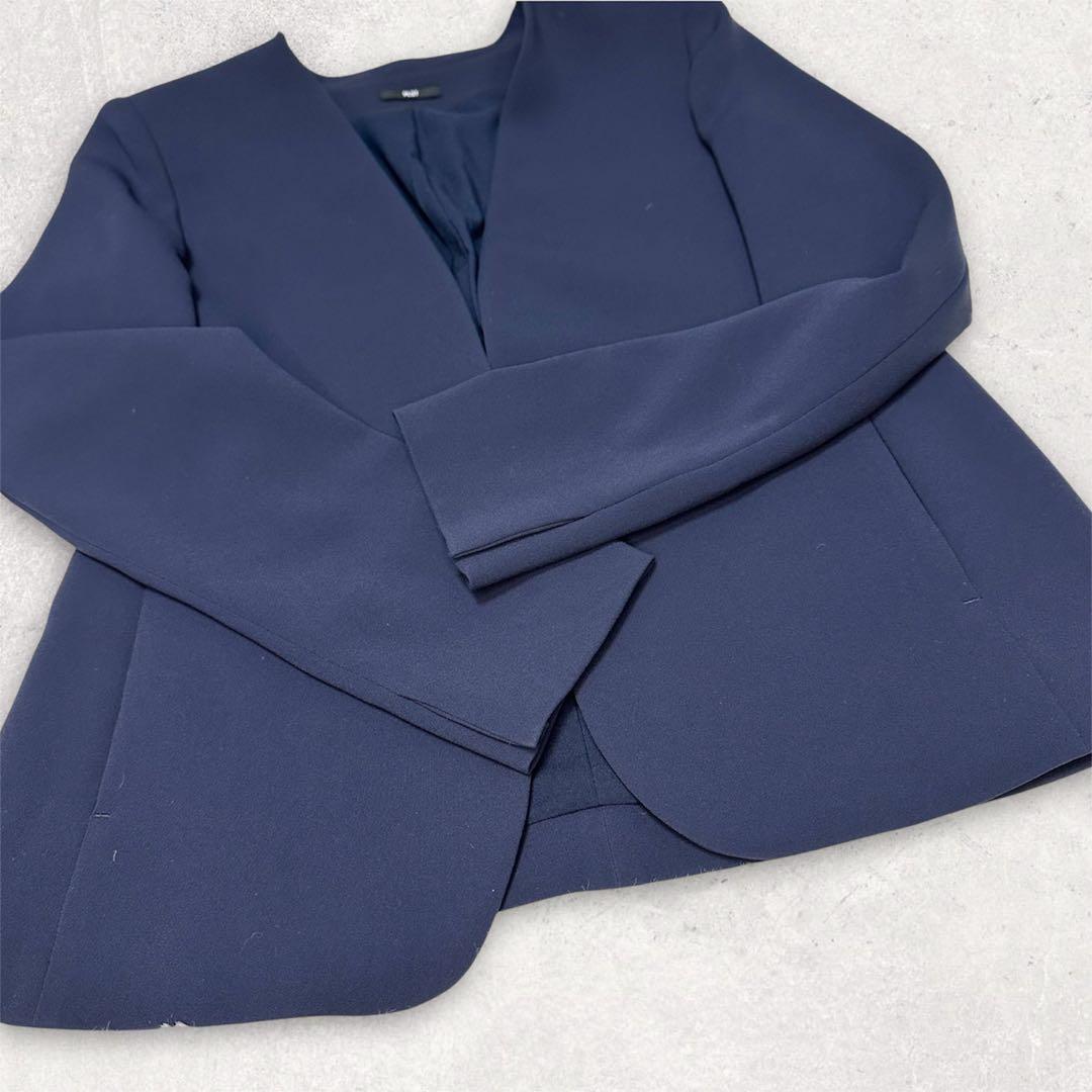 【美品】PLST トリアセブレンド セットアップ ネイビー S 2024年モデル