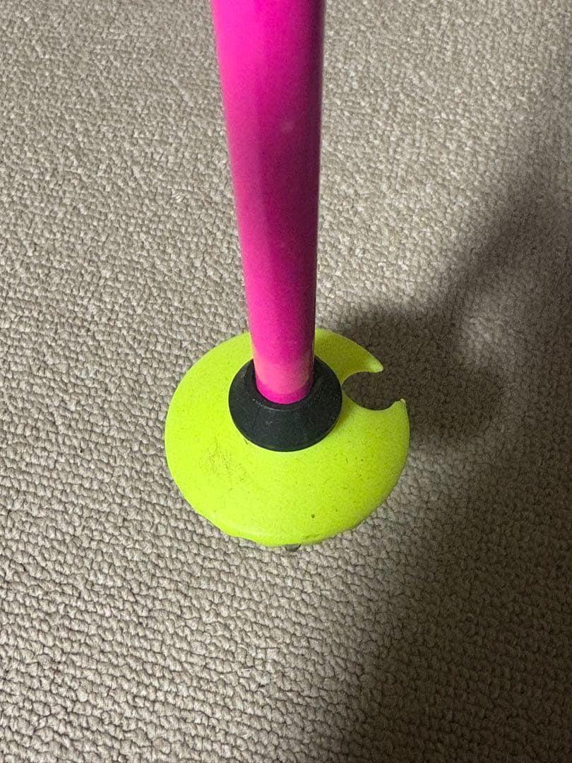 LEKI スキー用ストック ピンク/黒/黄