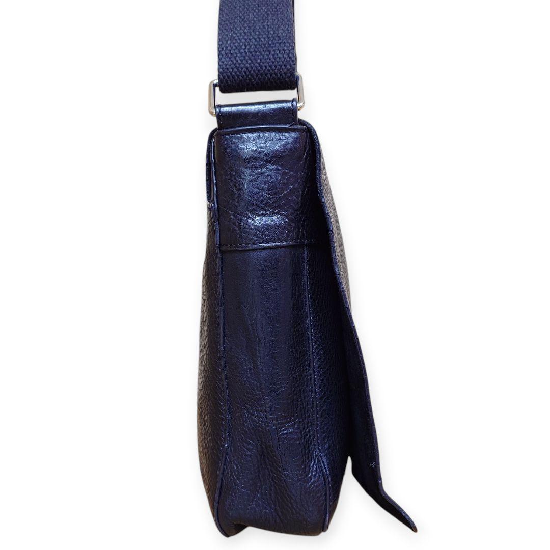 【Y2K】OLD GAP オールドギャップ カウレザー メッセンジャーバッグ 黒