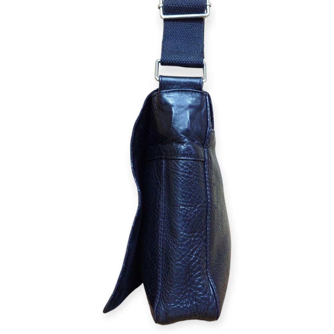 【Y2K】OLD GAP オールドギャップ カウレザー メッセンジャーバッグ 黒