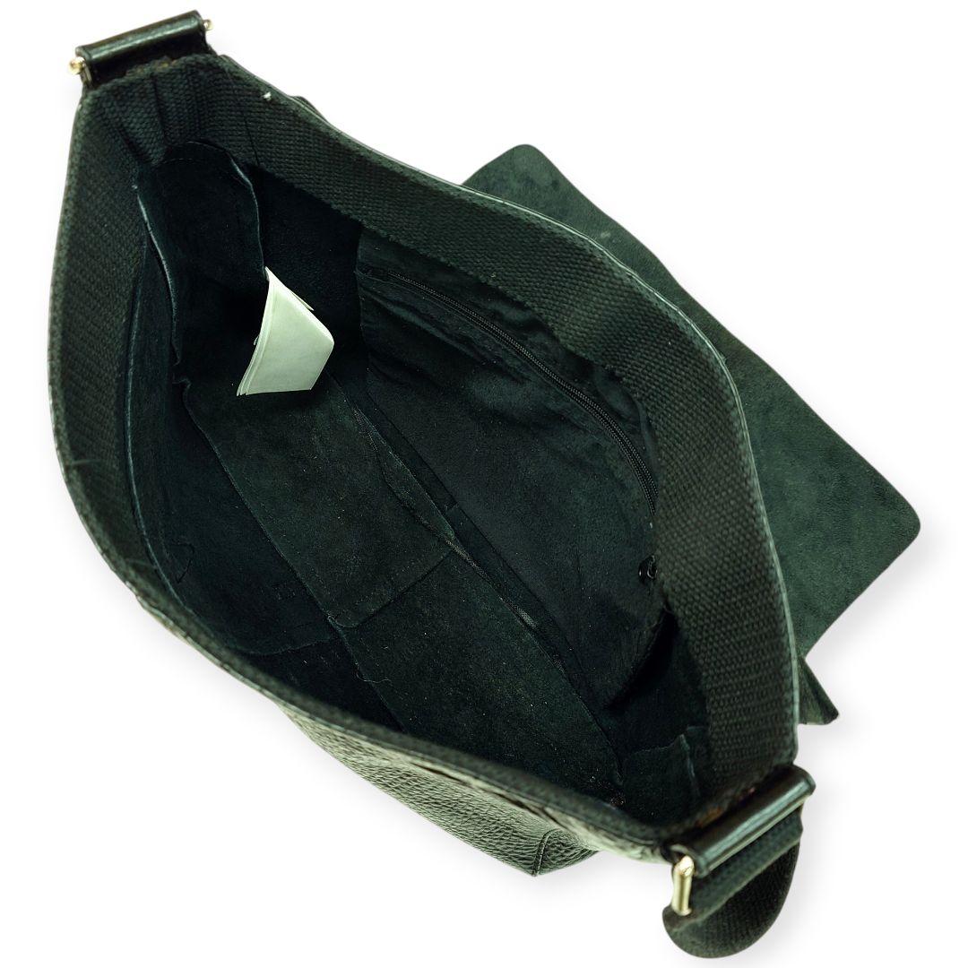 【Y2K】OLD GAP オールドギャップ カウレザー メッセンジャーバッグ 黒