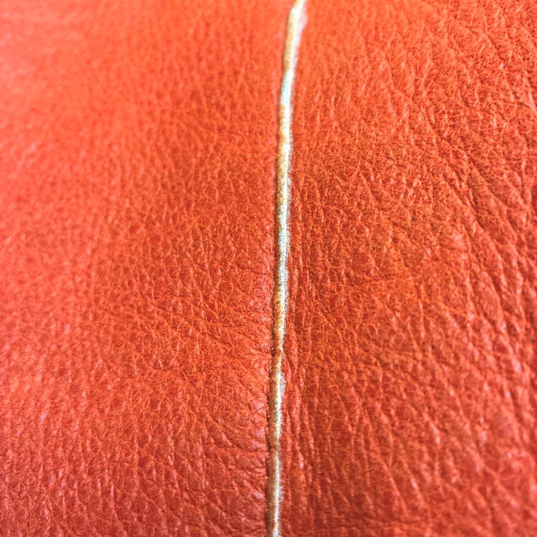 マブラン mabrun ムートンコート ボア メンズ オレンジ M 本革