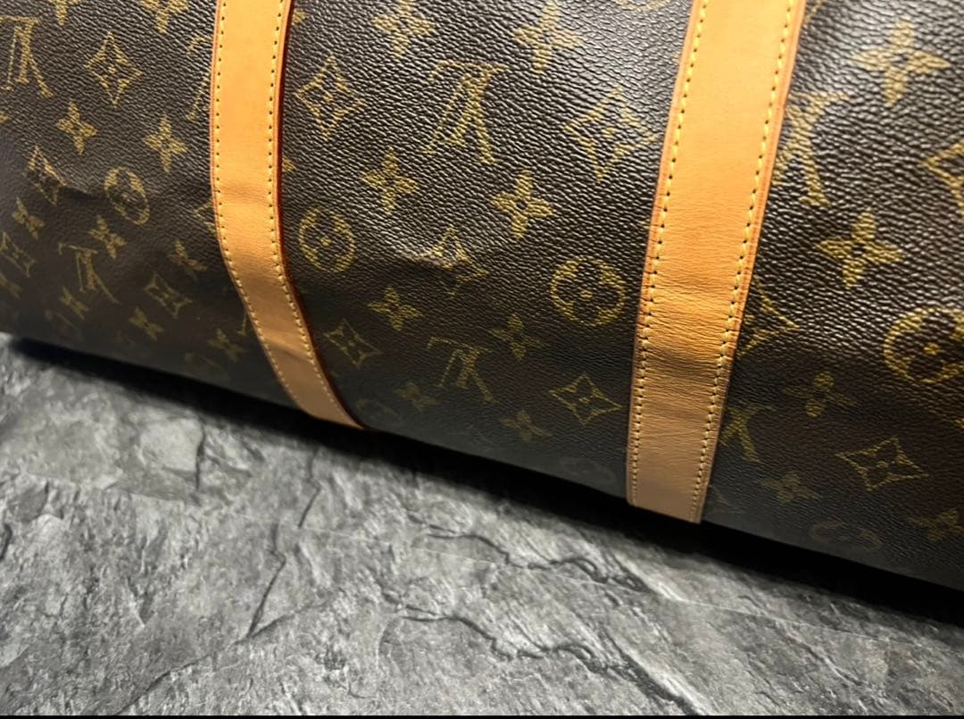 ルイヴィトンキーポル55 モノグラム トートバッグ ボストン