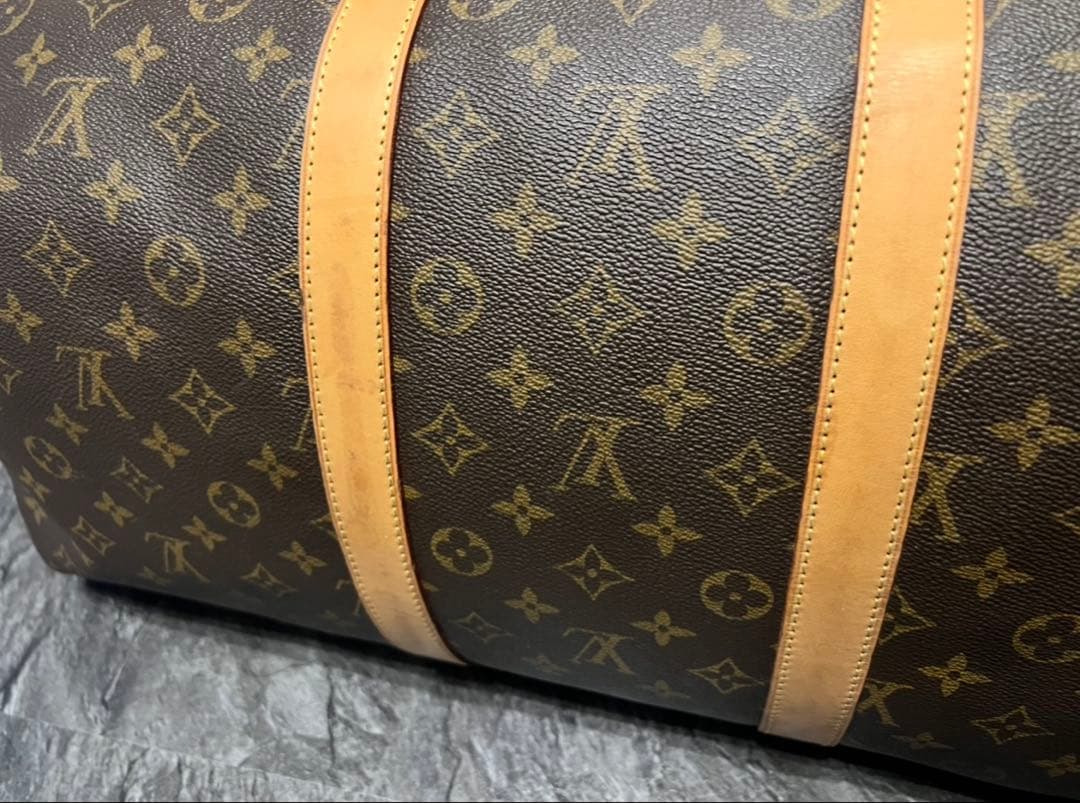 ルイヴィトンキーポル55 モノグラム トートバッグ ボストン