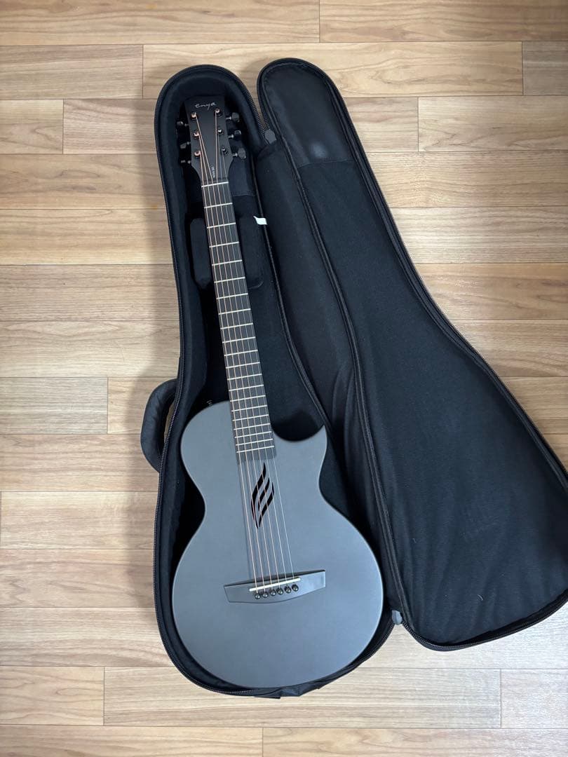 Enya Nova Go マットブラック アコースティックギター ケース付き