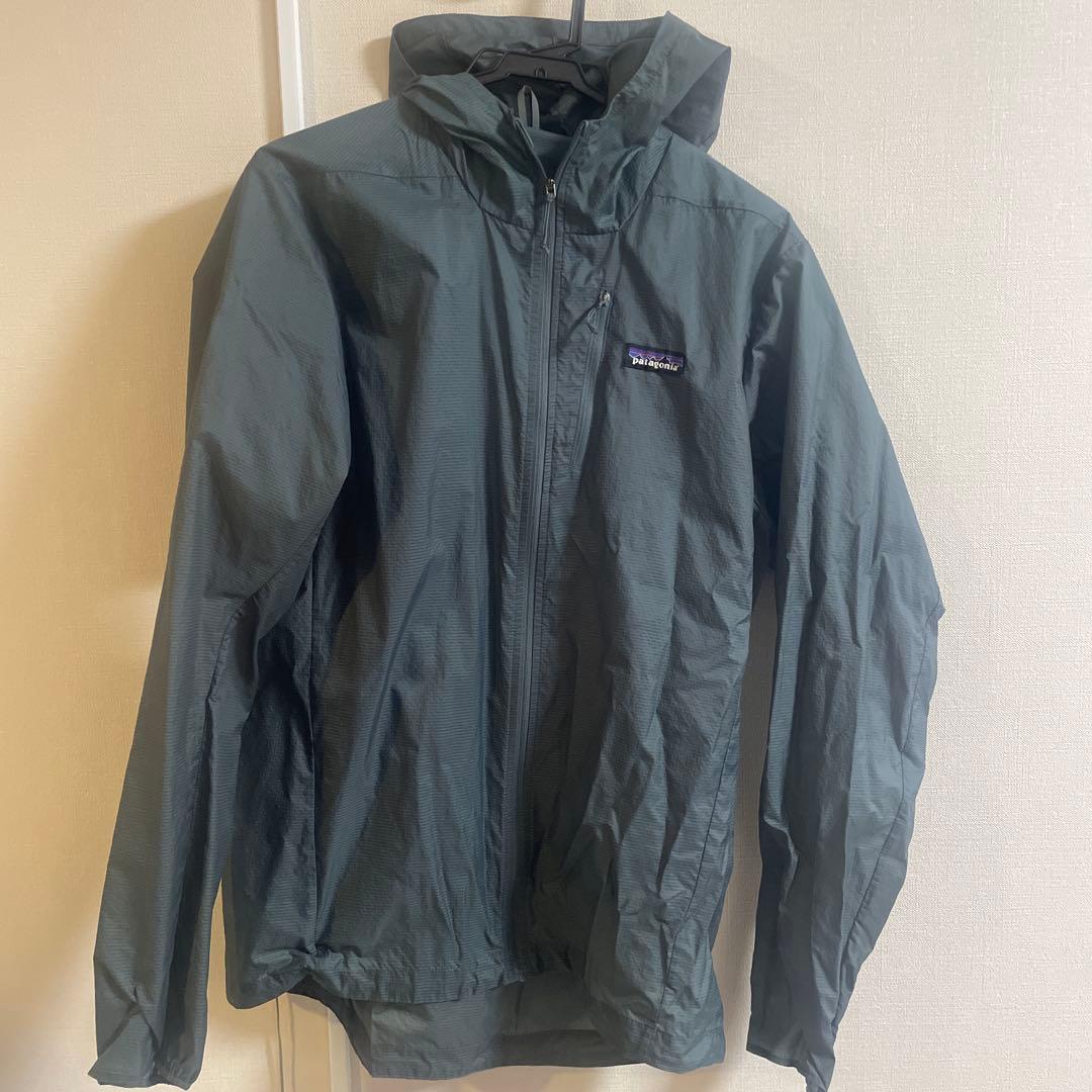 patagonia フード付きナイロンジャケット M グレー