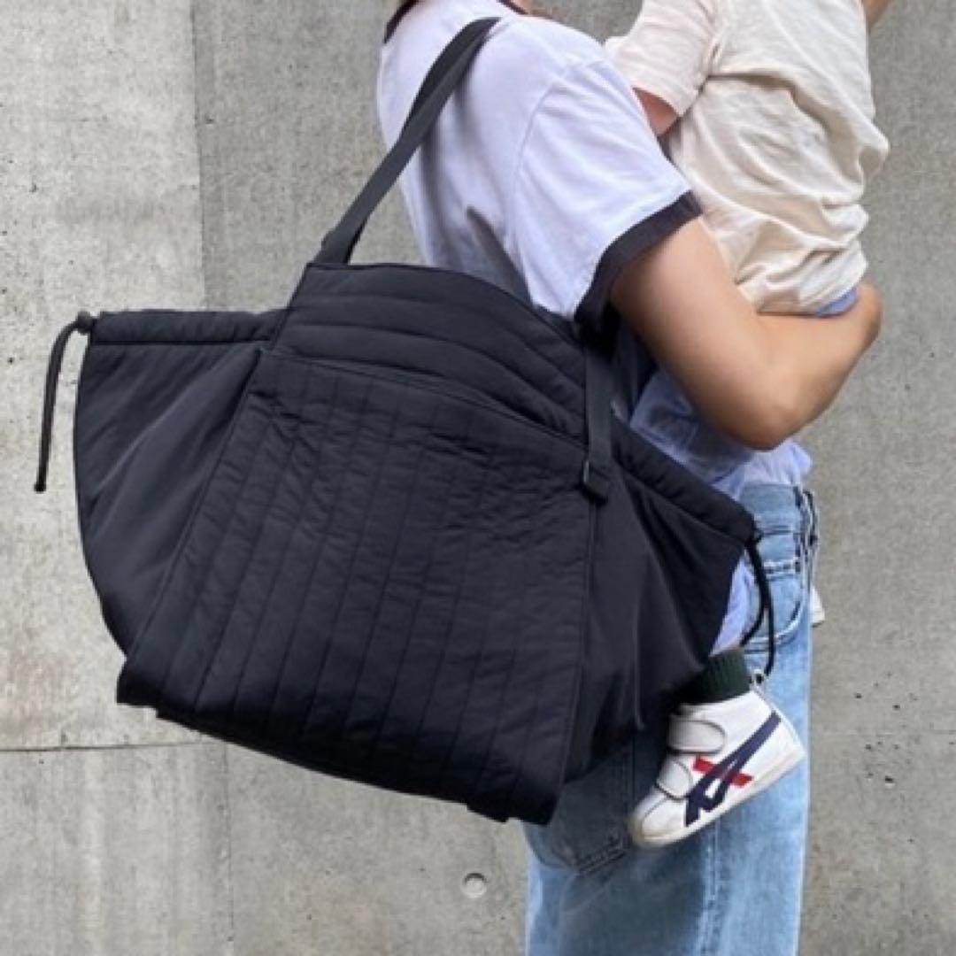 洗える 軽量＆大容量　キルティング マザーズバッグ（Mサイズ）