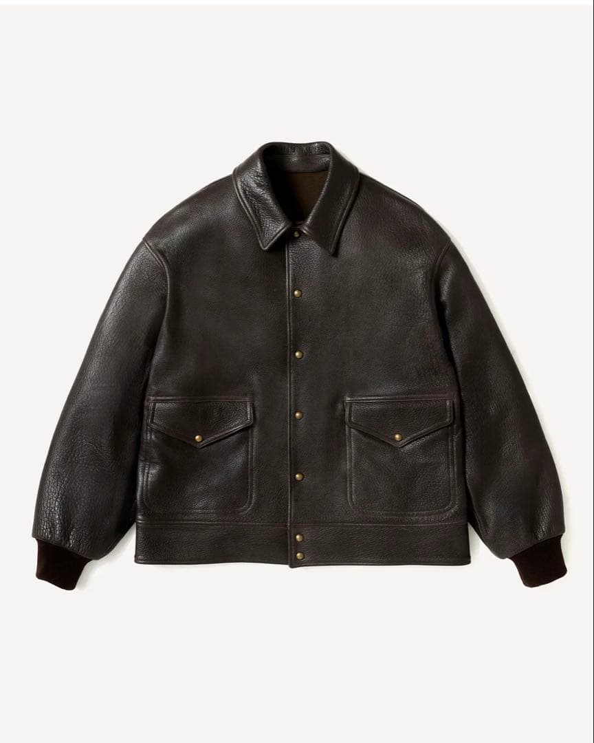 ジャケット・アウター A.PRESSE Leather A-1 Flight Jacket 26ss
