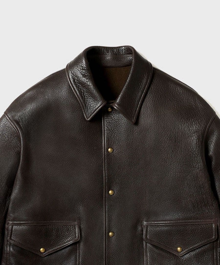 ジャケット・アウター A.PRESSE Leather A-1 Flight Jacket 26ss