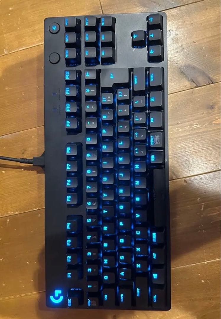 Logitech メカニカルキーボード 青色バックライト