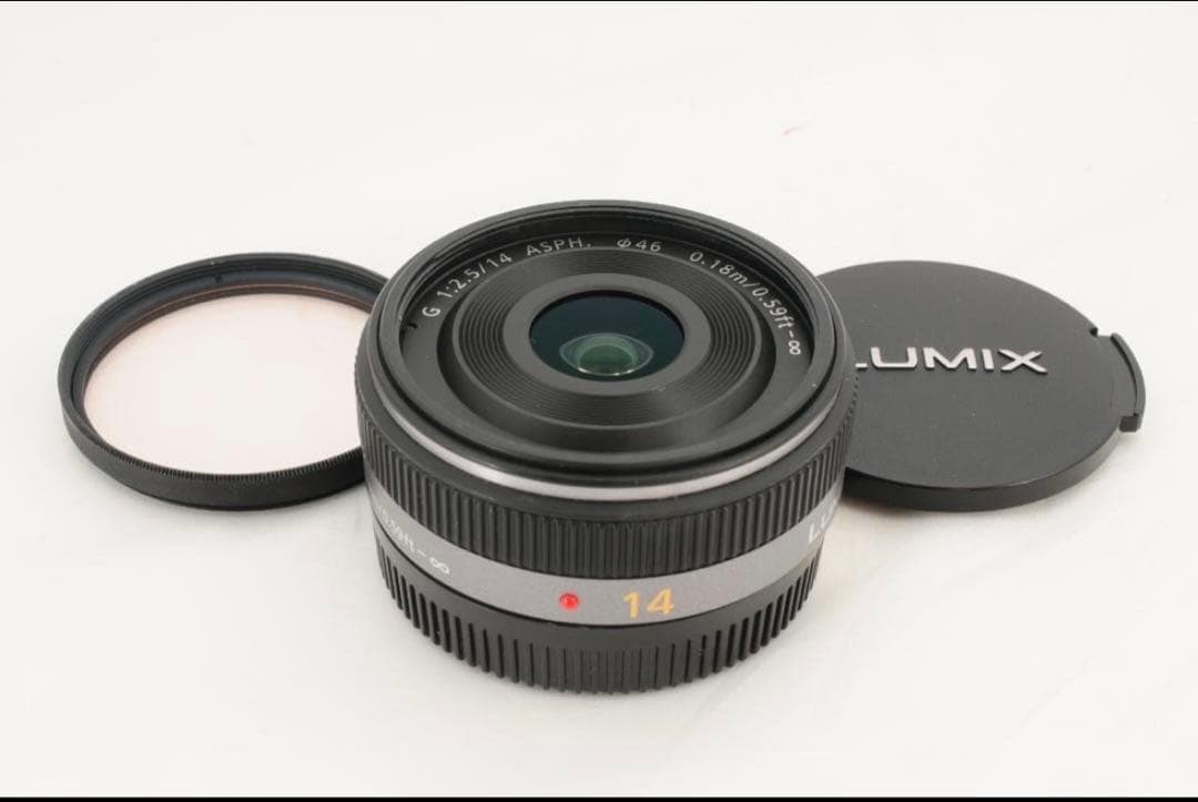 Panasonic LUMIX DC-GF10一式と単焦点レンズ （レンズ３個）