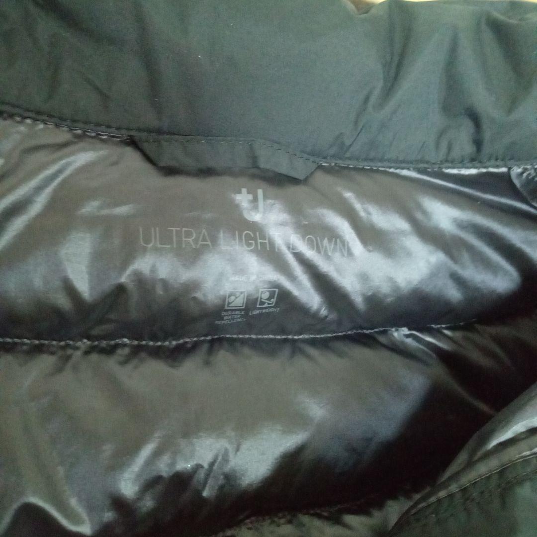 ★美品★ユニクロ+J ウルトラライトダウンフーデットコート★ S★ブラック