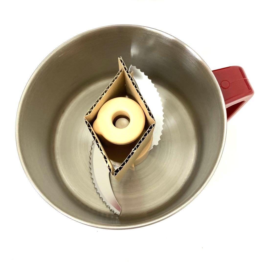 3781-V あじのさと フードプロセッサー レッド Y-2400W 未使用