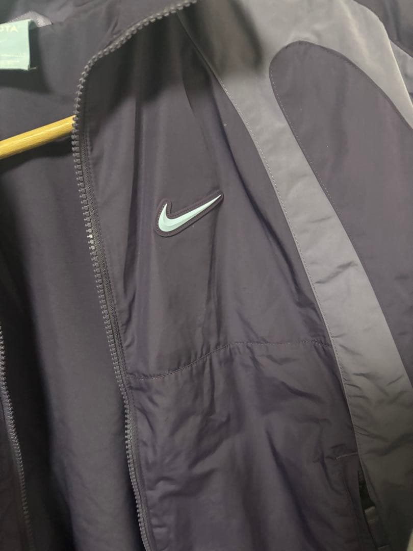 NIKE NOCTA ナイロンジャケット 紫 PURPLE IO着用