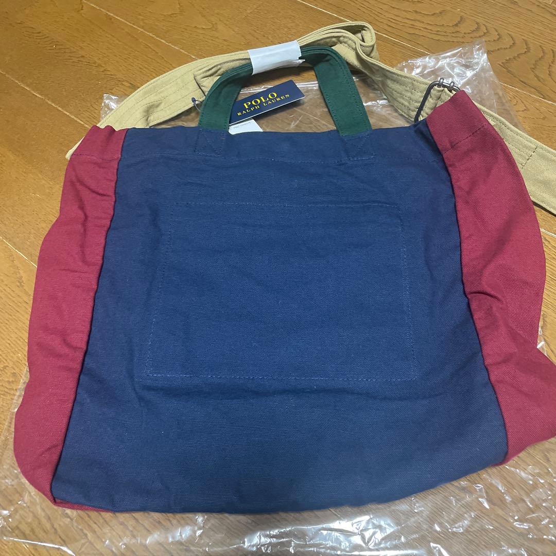 マキp！ポロラルフローレン　2ウェイバック トートバック、ショルダーバック