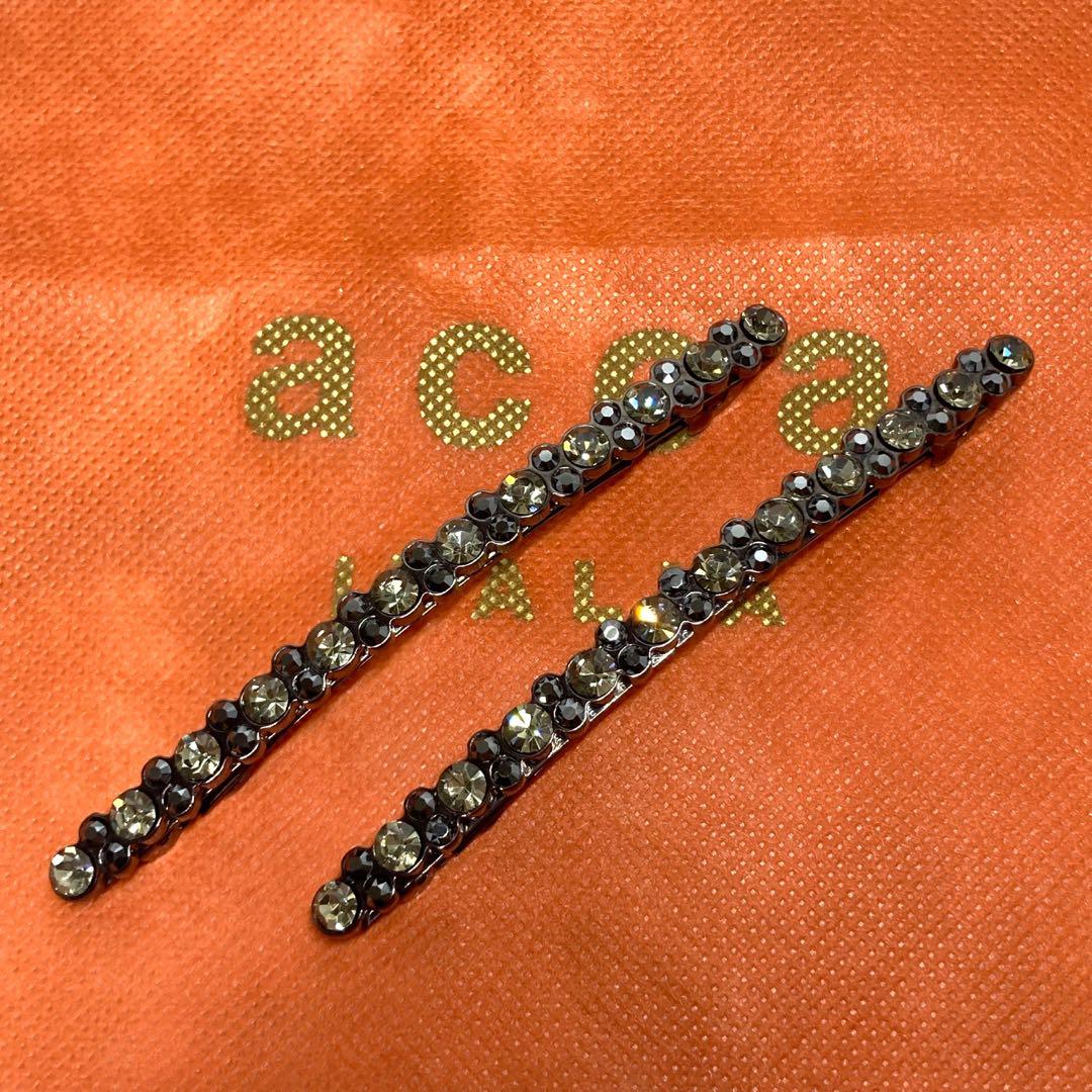 acca ２個 バレッタ ヘアアクセサリー 髪留め ヘアアレンジ アッカ