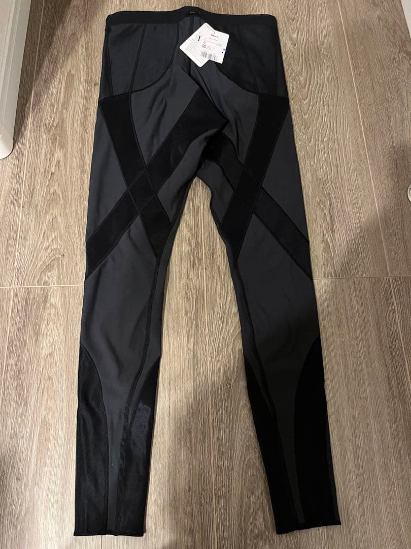 【送料込み】下半身フルサポート、マラソン・球技・スポーツタイツ、M、ブラック