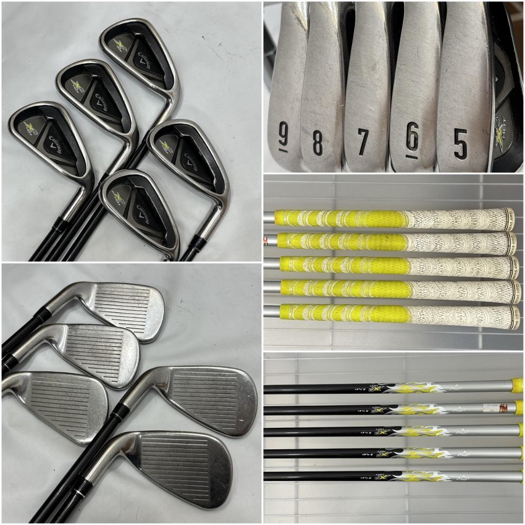 メンズ右利き初心者用　キャロウェイ　X2HOT　ゴルフクラブセット　W-2478