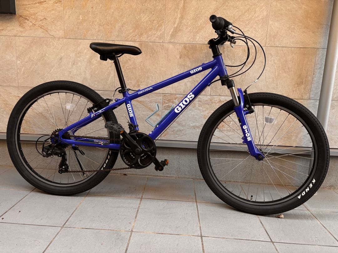 【値引中】GIOS GENOVAキッズマウンテンバイク24インチ 青 手渡し希望