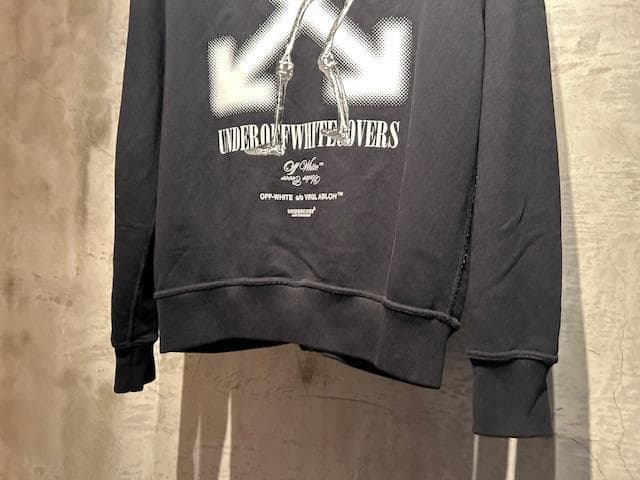 ♪送料無料★UNDERCOVER × OFF-WHITE★パーカー★黒★S♪