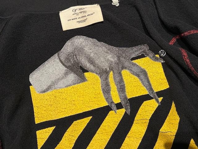 ♪送料無料★UNDERCOVER × OFF-WHITE★パーカー★黒★S♪