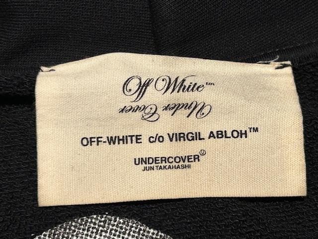 ♪送料無料★UNDERCOVER × OFF-WHITE★パーカー★黒★S♪